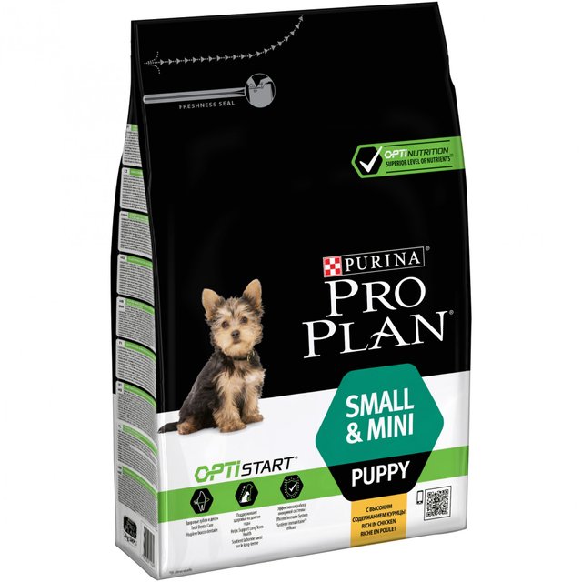 Сухой корм Purina Pro Plan Puppy Small & Mini с курицей для щенков малых пород 700 г (12272382)