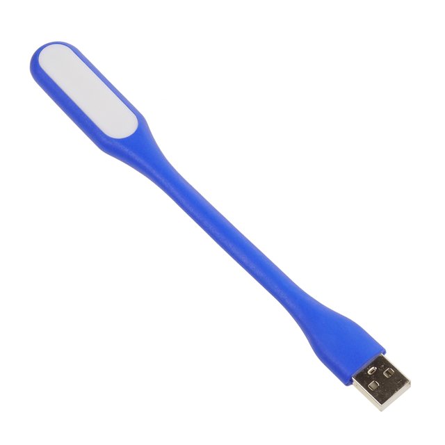 Лампа USB Supretto для ноутбука міні, блакитна (5164)