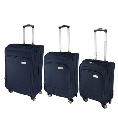 Набір валіз Supretto 3 шт., синій (5107)
