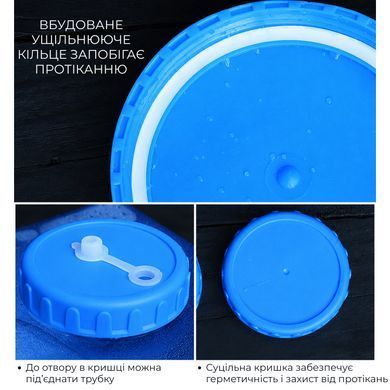 Портативний контейнер для води Supretto з краном 10 л (9447)