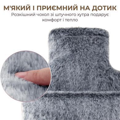 Гумова грілка з чохлом Supretto 2 л (94450001)