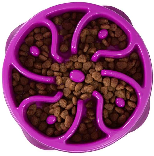 Миска-лабиринт для собак Outward Hound Фан Фидер Цветок Средняя Фиолетовая (oh51005)