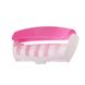 Дозатор Supretto для зубної пасти з тримачем для щіток, рожевий (5158) фото 3 из 4