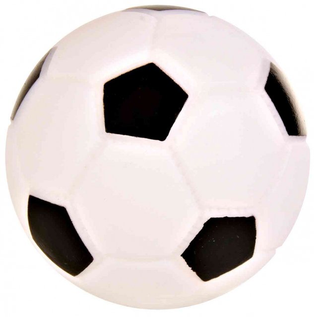 Игрушка для собак Trixie Мяч футбольный с пищалкой 6см (3435)