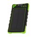 Портативний зарядний пристрій Rengard від сонячної батареї 8000 мА, зелений (7099)