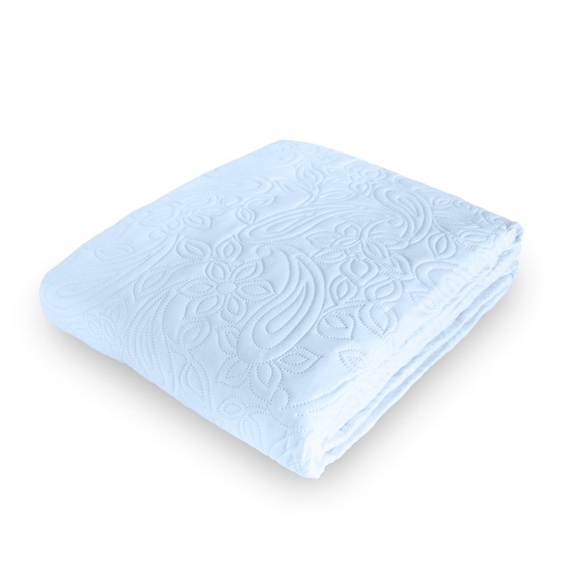 Покривало для двоспального ліжка Supretto, блакитне (75740002)