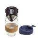 Чашка для кофе и чая Supretto с фильтром, синяя (уценка) фото 2 из 4