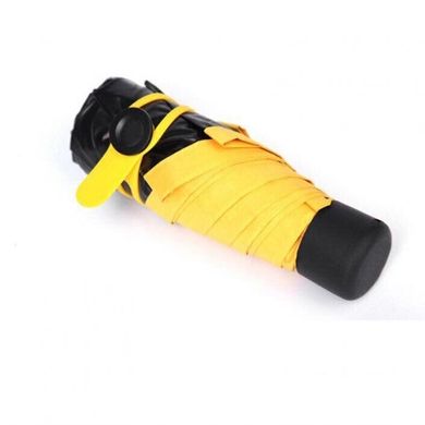 Зонт Supretto Pocket Umbrella, желтый (уценка)
