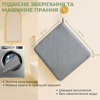 М&rsquo;яка накладка на сидіння для душу Supretto з протиковзкою основою (94430001)