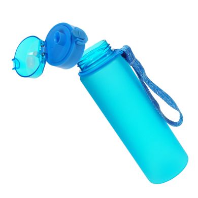 Пляшка для води Supretto блакитна 560 мл (7138)