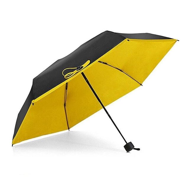 Зонт Supretto Pocket Umbrella, желтый (уценка)