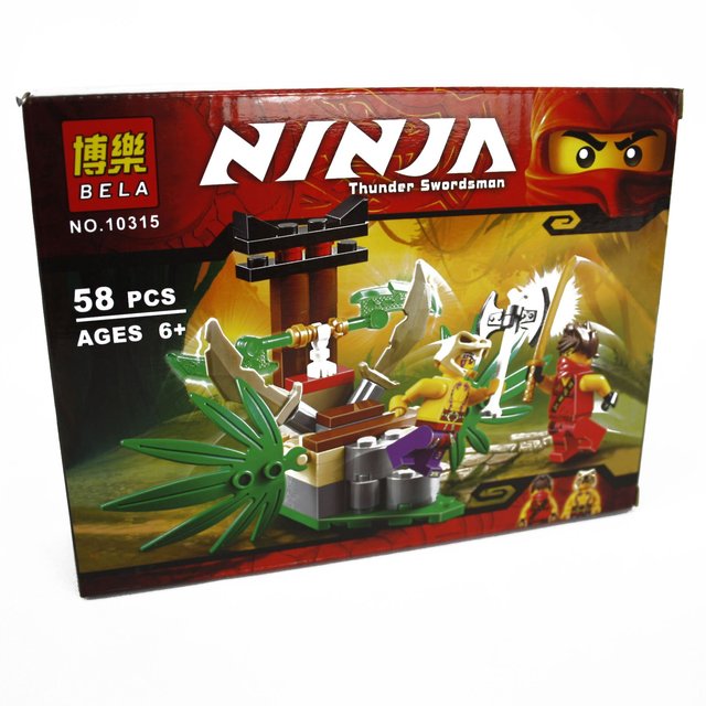 Конструктор Supretto Bela Ninjago (Ніндзяго), аналог Lego 58 предметів (4852)