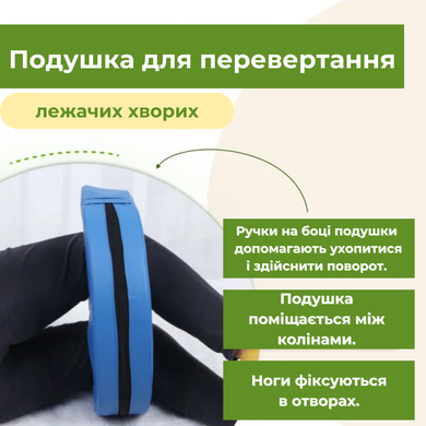 Подушка Supretto для перевертання пацієнтів (8938), Водонепроникний матеріал чохла