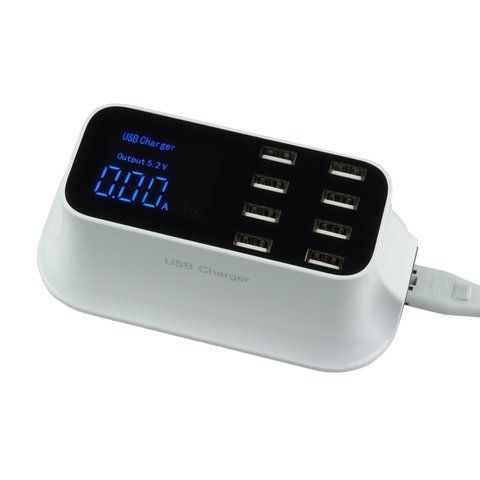 Зарядний пристрій Supretto на 8 USB-портів (5507)