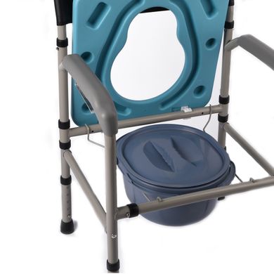 Складаний стілець-туалет Supretto регульований по висоті (8023)