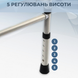 Складной стул-туалет AIRM HEALTH регулируемый по высоте (8023) фото 5 из 23