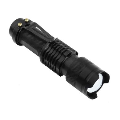 Ліхтарик з функцією зуму Supretto кишеньковий світлодіодний (7804)