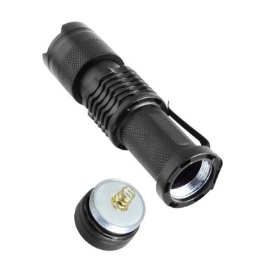 Ліхтарик з функцією зуму Supretto кишеньковий світлодіодний (7804)