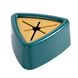 Тримач для рушників Supretto трикутний у ванну та на кухню самоклеючий, зелено-помаранчевий (82870003)