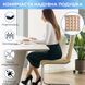 Надувная ортопедическая подушка для сидения Supretto противопролежневая, 42x42 см (9487_0001) фото 5 из 14