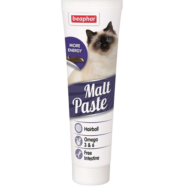 Паста Beaphar Malt Paste для выведения шерсти из желудка у кошек 100 г (12563)
