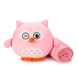 М'яка іграшка-подушка з пледом Supretto Сова Джавеліна 3 в 1, рожева (78100001) фото 1 из 5