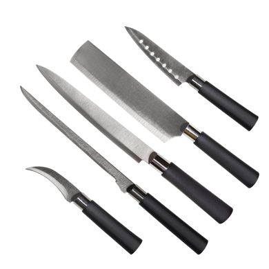 Набір ножів Supretto з точилкою та магнітним утримувачем 5 шт (7093)
