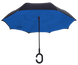 Розумна парасолька Supretto Навпаки, синя (уцінка) фото 3 из 3