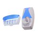 Дозатор Supretto для зубної пасти з тримачем для щіток, блакитний (уцінка) фото 1 из 4
