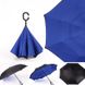 Розумна парасолька Supretto Навпаки, синя (уцінка) фото 1 из 3