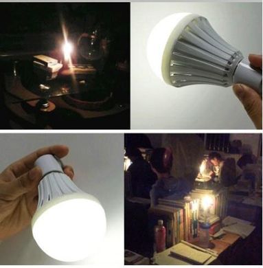 Світлодіодна смарт-лампа Supretto Розумне світло з акумулятором і підвісним патроном, 9 Вт (5645)