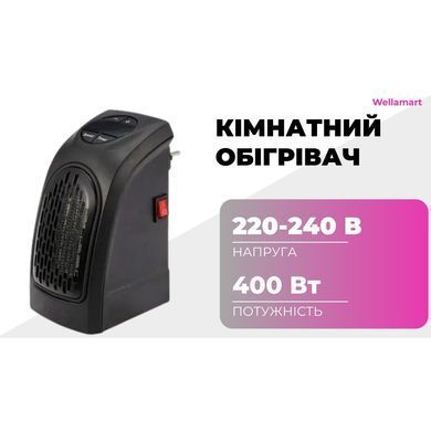 Портативний обігрівач Supretto в розетку (Уцінка)