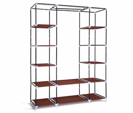Шкаф-органайзер Supretto портативный 3 секции, бордовый (4508)