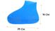 Гумові бахіли Supretto на взуття від дощу, блакитні S (5334) фото 9 из 13