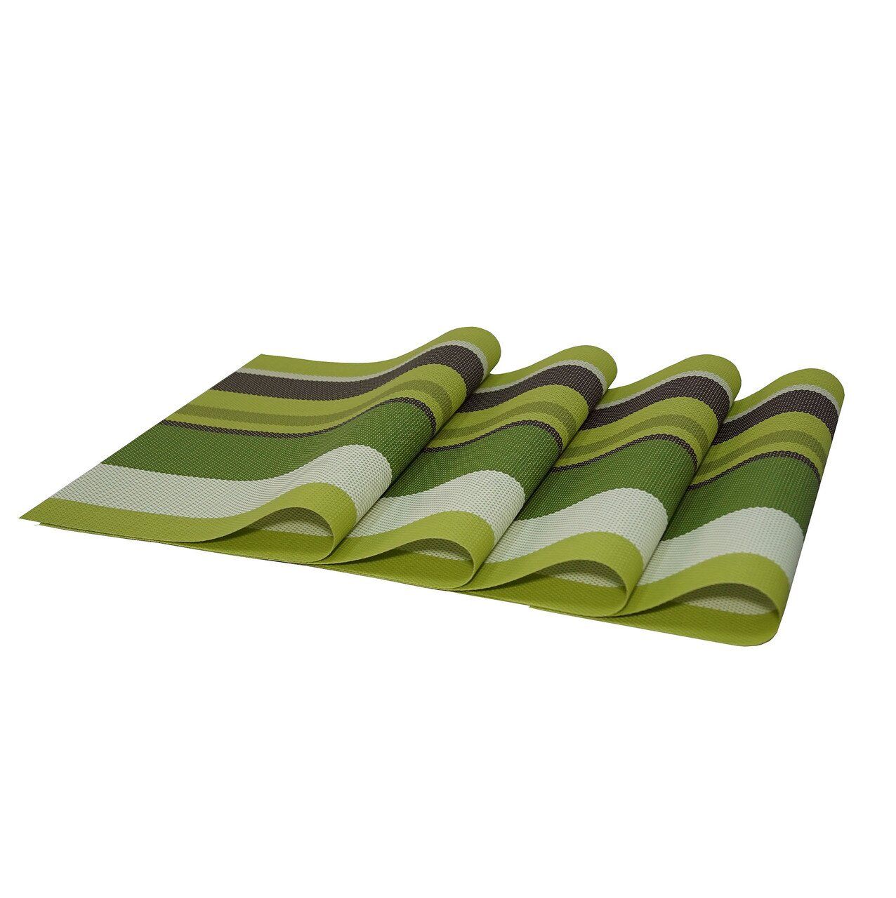 Акція на Комплект сервірувальних килимків Supretto 4 шт. зеленi (5065) від Wellamart