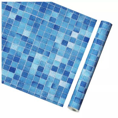 Клейка плівка Supretto Мозаїка, синій (6055-1)