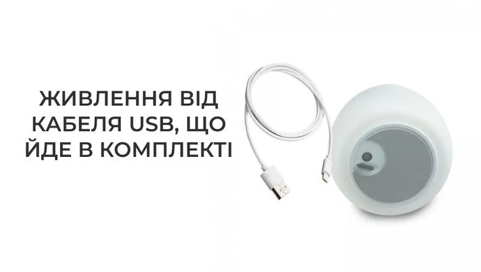 Ночник-лампа LED Supretto Кошечка силиконовый (5106)