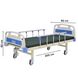 Медичне ліжко на колесах Supretto механічне 2-секційне (8555) фото 11 из 11